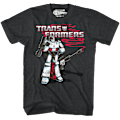 Miniatyrbillede 1 af 5: Sort Heather Megatron Transformers T-shirt M