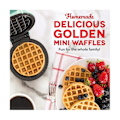 Miniatyrbillede 2 af 5: Mini Maker til Enkelt Waffler, Brune og Keto Waffler, Nem at Rengøre au Plu