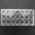 Miniatyrbillede 2 af 5: 3D Chokoladeform Til Hjemmelavet Firkantet Chokolade DIY Bageudstyr Polycarbonat Chokoladeform