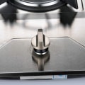 Miniatyrbilde 3 av 5: 4 stk Gasskomfyr-knapper Metall Gassbluss Bryter Kokeflate Kontrollknapper Ovn Komfyr Knapper 0,23 tommer
