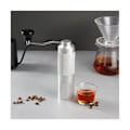 Miniatyrbillede 4 af 5: Køkken Sort Manuel Kaffe Grinder Bærbar Justerbar Rustfrit Stål Burr