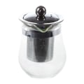 Miniatyrbillede 2 af 4: 350ml Varmebestandig Transparent Glas Tekande Rustfrit Stål Blomst Tekande