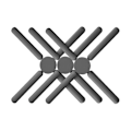 Miniatyrbilde 1 av 5: Foldbar Silikon Trivet, Ikke-Foldbar Design Utvidbar Silikon Gryteklut, Mørk Grå