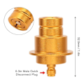 Miniatyrbillede 2 af 5: Holdbar Soda Stream Adapter i Aluminiumlegering til Sodavandsapparat CO2-Dosen Direkte Adapter Slange (Guld)