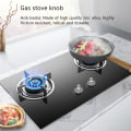 Miniatyrbild 3 av 5: 4 st Spisknoppar Gasspis Knopp Metall Gasspis Knoppkontroll Metall Spisknopp