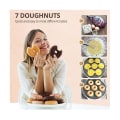 Miniatyrbillede 5 af 5: Mini donut maker 220v donut maskine diy hjem mini maskine sort EU stik