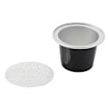 Miniatyrbild 3 av 5: 50 Set Refyllbara Kaffe Kapsel Koppar Engångs Kaffe Kapsel Förpackning Svart Cafe Tillbehör