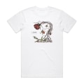Miniatyrbild 1 av 5: Takida A Perfect World Album Cover T-shirt Vit S