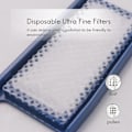 Miniatyrbilde 3 av 5: Filtersett Inkluderer 2 Gjenbrukbare og 6 Engangs Ultrafine Filter