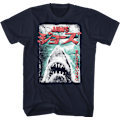 Miniatyrbillede 1 af 5: Japansk Foldet Poster Jaws T-Shirt XXL