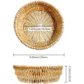 Miniatyrbilde 2 av 5: Håndvevde kurver, kurvkurver, kurver for servering av bakerivarer, frukt, grønnsaksoppbevaring, gaver
