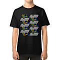 Miniatyrbillede 1 af 5: Synthesizer Op 1 retro Synthwave mønster T-shirt M