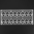 Miniatyrbillede 2 af 4: Lotusformet PC polycarbonat chokoladeform 3D mad chokoladeform køkkenredskaber bageform værktøjer