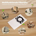Miniatyrbilde 3 av 4: 15 stk støvsugerposer til Wd4, Wd5, Wd6 Ikke-vevde filterposer Kfi 487, Støvsugerposer til filtre Ba