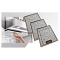 Miniatyrbillede 2 af 5: Opgraderet 3 X Servis Universal 320 X 260 Mm Metal Kogepladeemhætte Fedtfilter