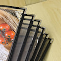Miniatyrbild 5 av 5: 2 ark A4-format boktyp cafébar transparent restaurang menyomslag 10 sidor 20 vyer och 8 sidor