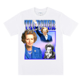 Miniatyrbillede 1 af 5: MARGARET THATCHER Hyldest T-shirt White M