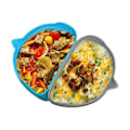 Miniatyrbillede 2 af 5: Langsom Kogegryde Opdelingsforing Passer til 6 Qt Crock Pot, Genanvendelig & Lækagesikker Silikon Opdelingsindsats, Opvaskemaskine