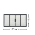 Miniatyrbilde 3 av 5: 12 stk. Erstatningsfiltre for S-serien S9 (9550) S9+ S9 Plus (9550) Robotstøvsugersett