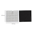 Miniatyrbilde 4 av 5: Reservedeler Kompatibel med Ilife V8s X750 X785 V80 Robotstøvsuger Reservedeler, Hepa Filter