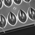 Miniatyrbillede 4 af 4: Lotusformet PC polycarbonat chokoladeform 3D mad chokoladeform køkkenredskaber bageform værktøjer