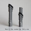 Miniatyrbilde 3 av 5: Flatt Dysebørste Sughode for V6 DC30 DC34 Dc52 Dc72 Støvsuger Reservedeler Tilbehør 2