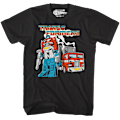 Miniatyrbillede 1 af 5: Sort Retro Optimus Prime Transformers T-shirt M