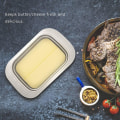 Miniatyrbilde 5 av 5: Smørboks i rustfritt stål - Elegant osteserveringsbrett