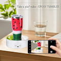 Miniatyrbilde 4 av 5: Koppformer roterende displaystativ, 360-graders automatisk lydløs roterende dreieskive