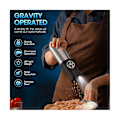 Pikkukuva 3 / 5: Gravity Electric Salt Pepper Grinder, Latautuva Automaattinen Pippurimylly, Säädettävä Karkea Mylly