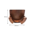Pikkukuva 5 / 5: Kahvinkeittimen portafilteriteline 51mm-58mm seinälle, puinen espressofilteriteline, tamppainteline, kahvitarvikkeet