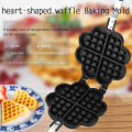 Miniatyrbillede 3 af 4: Non-stick vaffeljern køkken bageform luftplade boble æg kage ovn morgenmad maskine