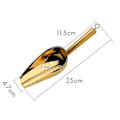 Miniatyrbild 3 av 4: 1 st Scoop för Godis, Isbitar, Pulver, Färgad Rostfritt Stål - Guld
