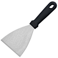Miniatyrbillede 1 af 4: 2 stk. Rustfrit Stål Spatel Grill Spatel Skraber Pandekage Vendespatel Spatel Turner Til Teppanyaki Udendørs Grill BBQ Madlavningsredskaber 1