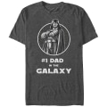 Pikkukuva 1 / 5: Isänpäivä Darth Vader T-paita Tähtien sota -aiheisella kuviolla XL