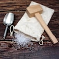 Miniatyrbillede 5 af 5: Ismalletter og poser - Træhammer og bomuldspose til knusning af is, bartenderkit og barværktøj
