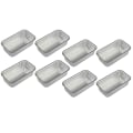 Miniatyrbild 1 av 5: 8 stycken brödformar i aluminiumlegering, rektangulära, non-stick, bakverktyg för kök