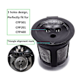 Miniatyrbild 2 av 5: Ninja Dual Brew Återanvändbara K-Cup Kaffe Filter Påfyllningsbara Kaffe Pods Kompatibla med Ninja CFP3