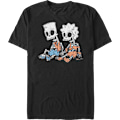 Miniatyrbillede 1 af 5: Bart og Lisa Skeletter The Simpsons T-Shirt M