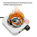 Miniatyrbild 3 av 5: 220V 500W Elektrisk Spis Värmeplatta Järnbrännare Hemkök Kokare Kaffe Värmare Hemlagning