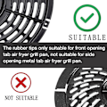 Miniatyrbillede 4 af 5: Gummifødder til Instant Vortex Air Fryer, 4 stk. Høj kvalitet gummibumper, gummibeskyttelse mod ridser