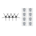 Miniatyrbillede 3 af 5: S7 Maxv Ultra Q5+ Q7+ Q7 Max+ T8 Robotstøvsuger Sidebørste Støvsugerpose Udskiftningstilbehør