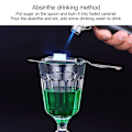 Miniatyrbillede 3 af 5: 2 stk. Absint Skeer, Rustfrit Stål Absint Cocktail Ske Spisesæt Gothic Absint