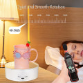 Miniatyrbillede 3 af 5: Koppeformet roterende displaystativ, 360 graders automatisk lydløs roterende drejeskive