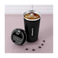 Miniatyrbild 3 av 5: 510ml Smart Temperaturkopp med LED-display, Isolerad Termosmugg, Svart