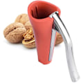 Miniatyrbillede 1 af 5: Nøddeknækker med Håndtag, Nøddeknækker Pecan Cookie Nødde Cookie Værktøj Heavy Duty Kompatibel med Alle Nødder, Pecan, Valnød Rød