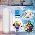 Pikkukuva 2 / 5: 8 kpl PTFE-magneettisekoittimen sekoitustikkuja, valkoinen, laboratoriotikku, sekoituslevytiku C6x10 - C8x40 white