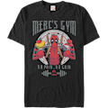 Miniatyrbillede 1 af 5: Merc's Gym Deadpool T-shirt Ny XL