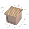 Miniatyrbild 2 av 5: 6x Kvadratisk Brödform med Lock Toastform Brödform Pullman Brödform med Lock Icke-klibbig Mini Vatten C