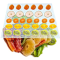 Miniatyrbillede 4 af 5: 10 stk. Non-stick Silikon Dehydrator Ark, 14 x 14 tommer Brød Silikon Mesh Mesh Mat til Frugt